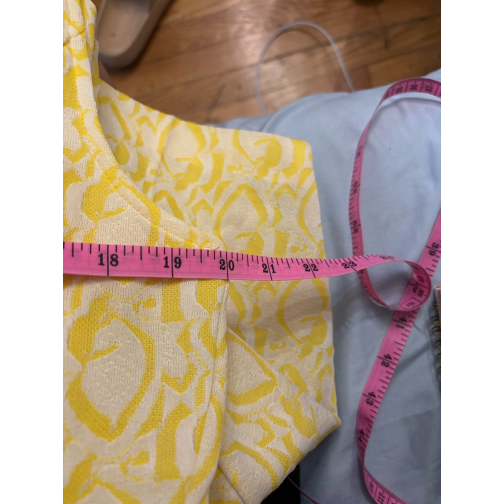 Vintage Dress Size Unspecified Yellow and White - Picture 5 of 5